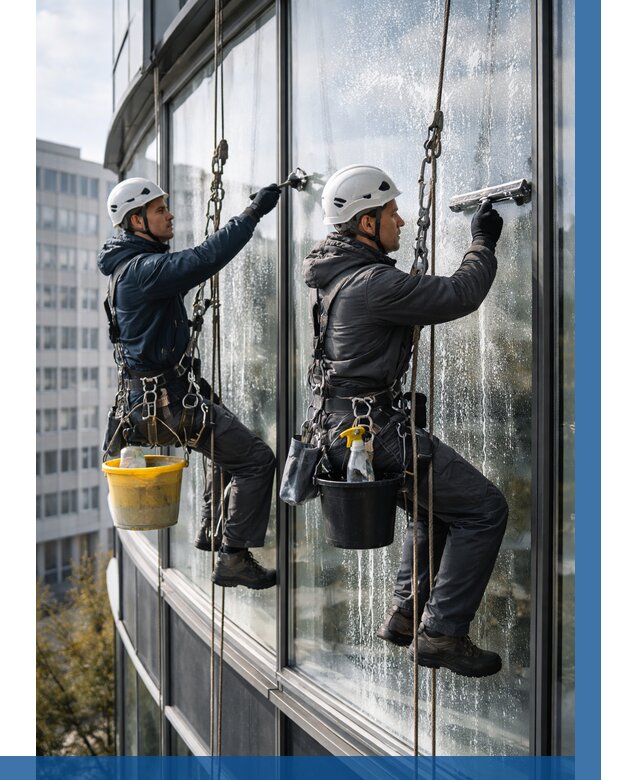 Мойка панорамных окон в Златоусте от 361 р. заказать у ВЫСОТНИК-Злт