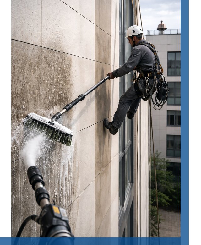 Мойка фасада из керамогранита в Златоусте от 309 р. | ВЫСОТНИК-Злт