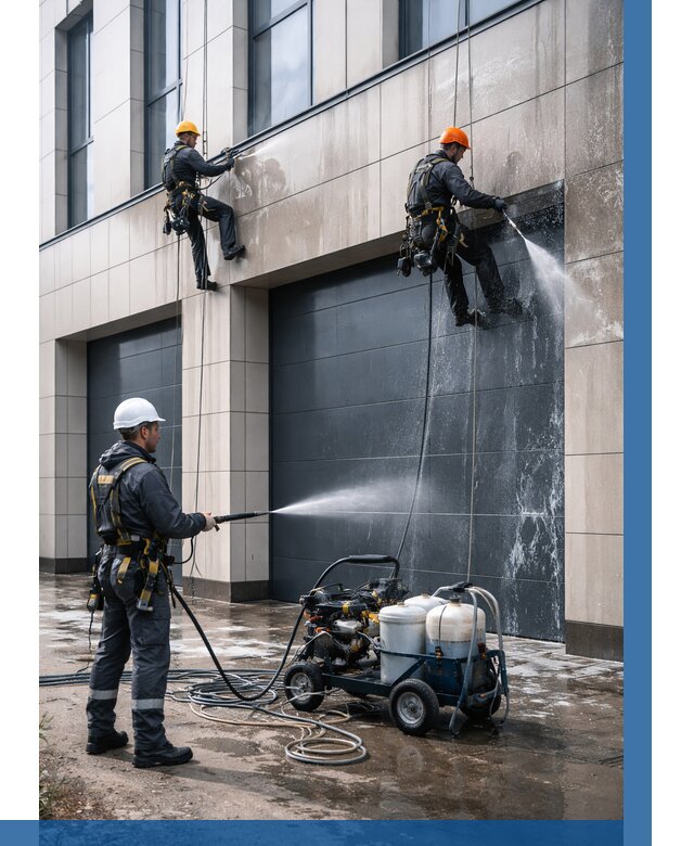 Послестроительная мойка фасада в Златоусте от 309 р. | ВЫСОТНИК-Злт