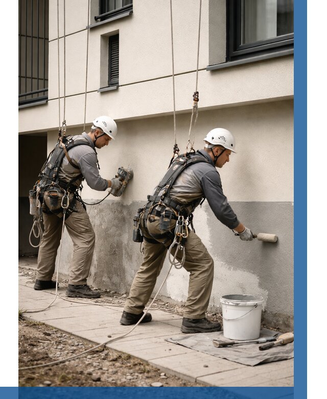 Окраска цоколя здания в Златоусте от 464 р. под ключ | ВЫСОТНИК-Злт