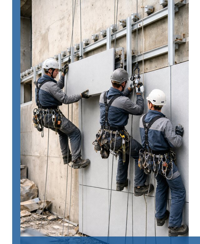 Монтаж вентилируемого фасада в Златоусте под ключ с гарантией качества