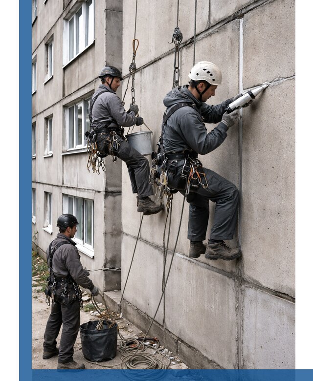 Герметизация межпанельных швов в Златоусте с гарантией герметичности