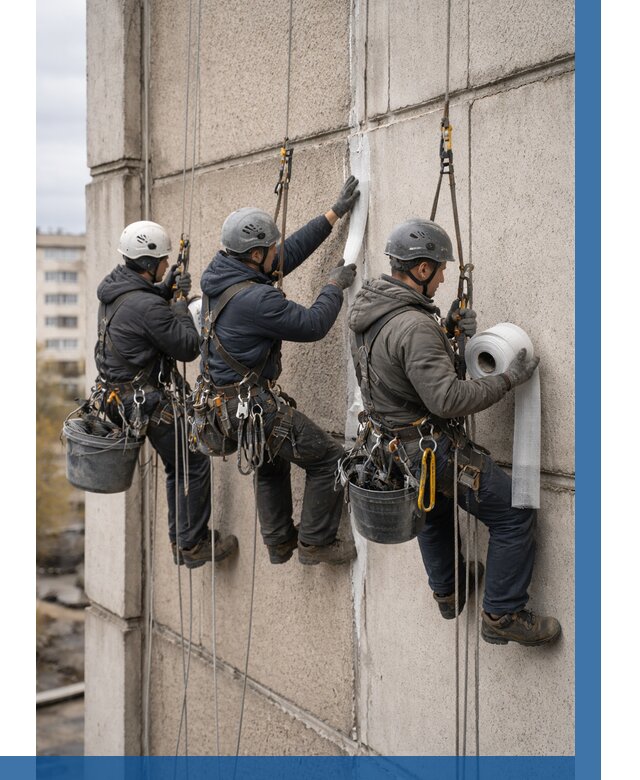 Ремонт межпанельных швов в Златоусте от 773 р. | ВЫСОТНИК-Злт