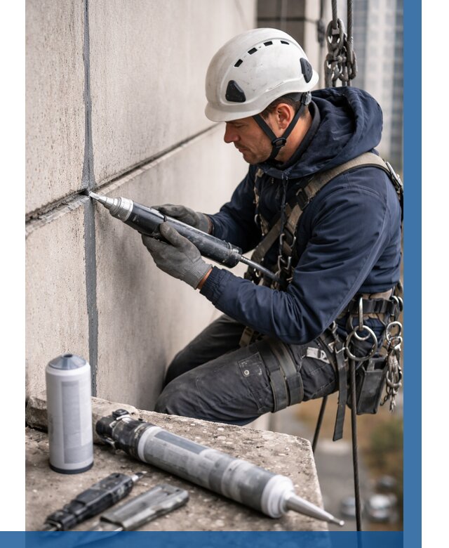 Вторичная герметизация швов в Златоусте от 464 р. | ВЫСОТНИК-Злт