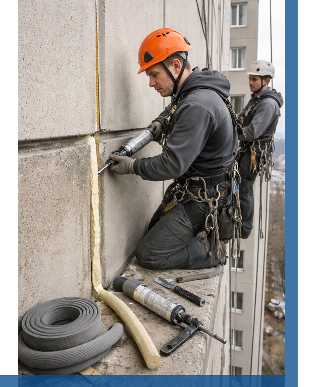 Теплый шов межпанельные швы в Златоусте от 722 р. | ВЫСОТНИК-Злт