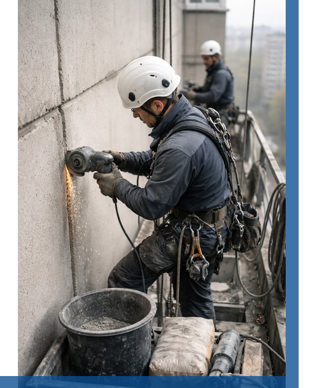 Штробление межпанельных швов в Златоусте от 1237 р. | ВЫСОТНИК-Злт