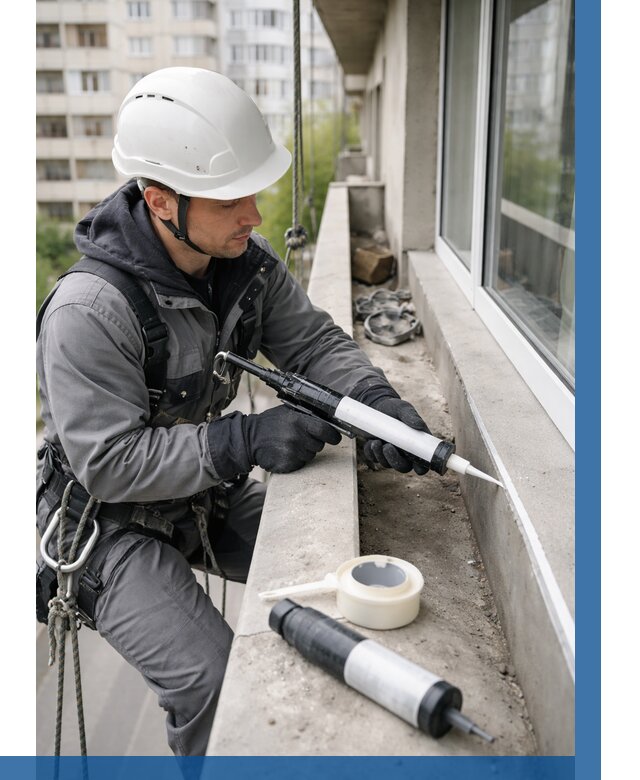 Герметизация швов лоджии в Златоусте от 4640 р. | ВЫСОТНИК-Злт