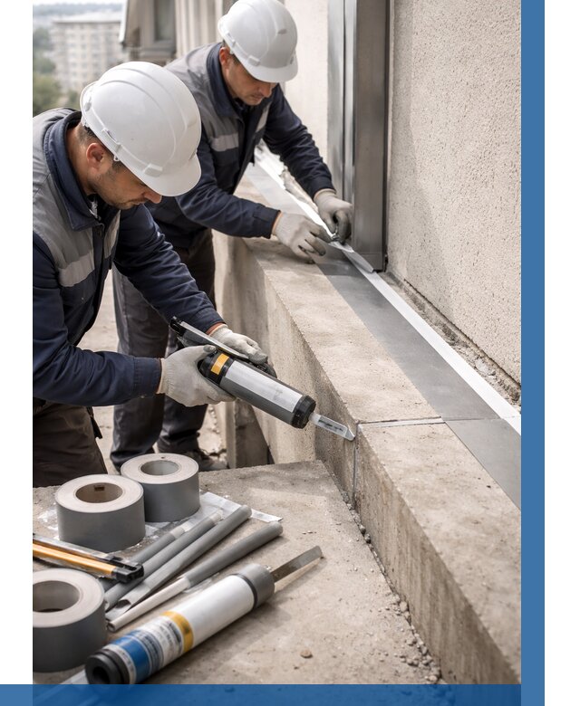 Герметизация примыкания балкона в Златоусте от 4640 р. | ВЫСОТНИК-Злт