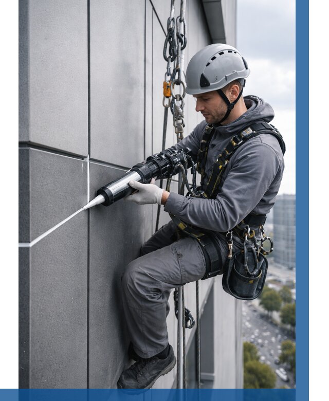 Герметизация стыков фасадных панелей в Златоусте от 6702 р.| ВЫСОТНИК-Злт