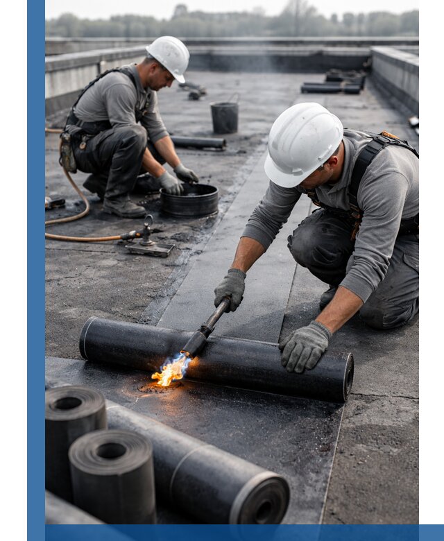 Ремонт рулонной кровли в Златоусте герметизация и восстановление