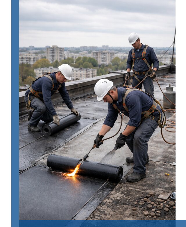 Ремонт наплавляемой кровли в Златоусте качественно и надежно