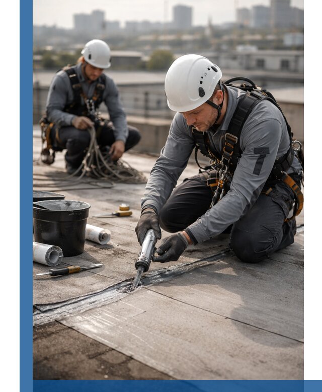 Аварийное и капитальное устранение протечек кровли в Златоусте