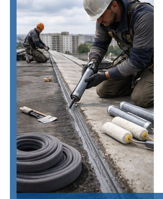Герметизация швов кровли в Златоусте с гарантией герметичности