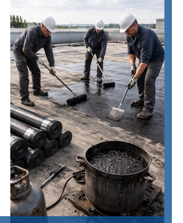 Гидроизоляция кровли мастикой в Златоусте от 619 р. | ВЫСОТНИК-Злт