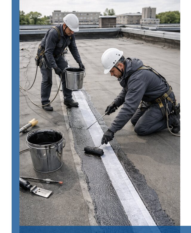 Гидроизоляция кровли мастикой в Златоусте надежная защита