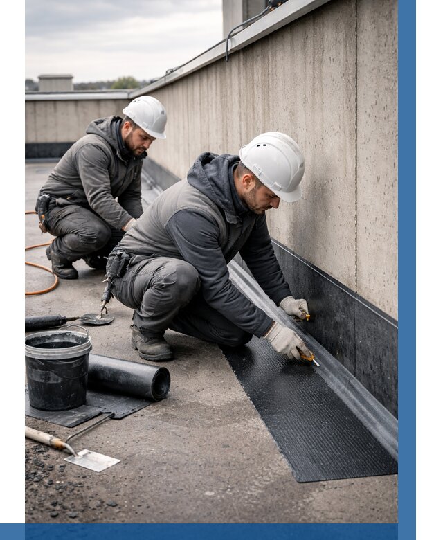 Гидроизоляция примыканий на кровле в Златоусте от 928 р. | ВЫСОТНИК-Злт