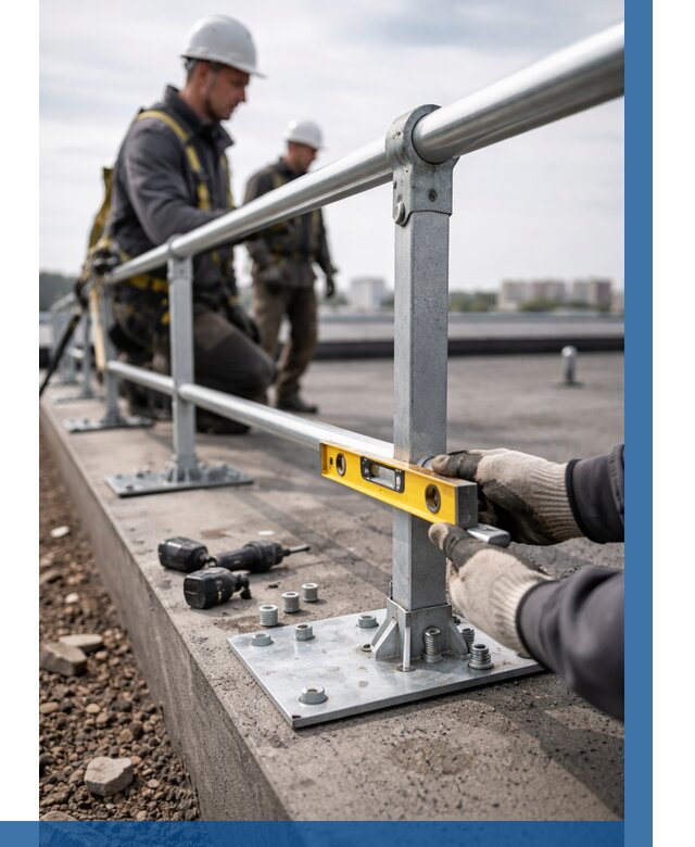 Монтаж кровельного ограждения в Златоусте от 1237 р. | ВЫСОТНИК-Злт