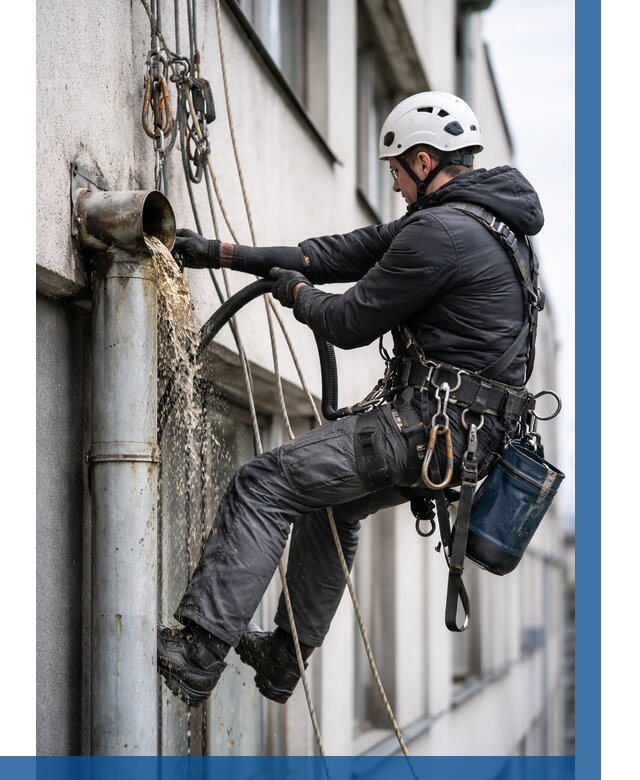 Прочистка водосточных труб в Златоусте от 3609 р. | ВЫСОТНИК-Злт