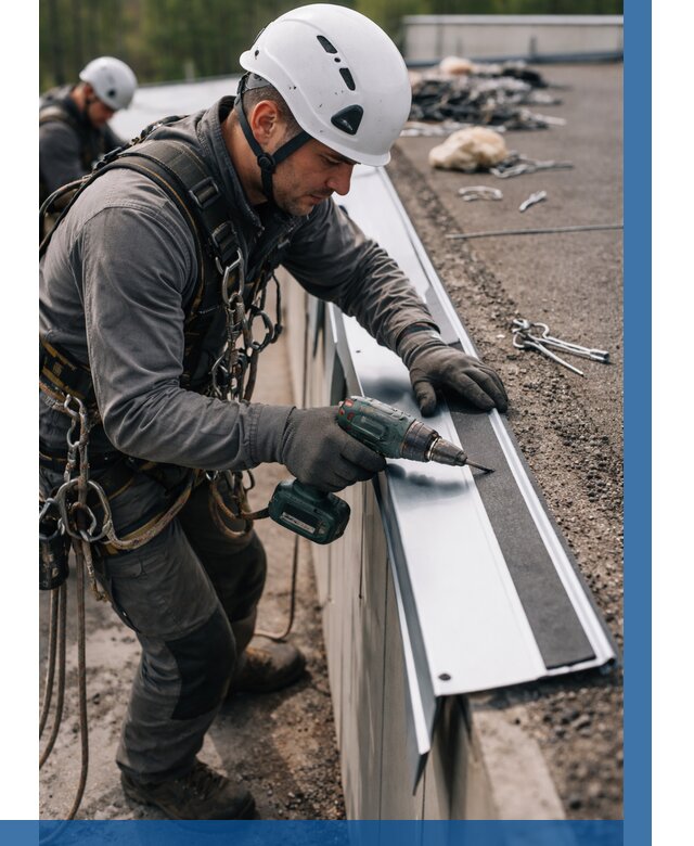 Монтаж капельника на кровле в Златоусте от 309 р. | ВЫСОТНИК-Злт