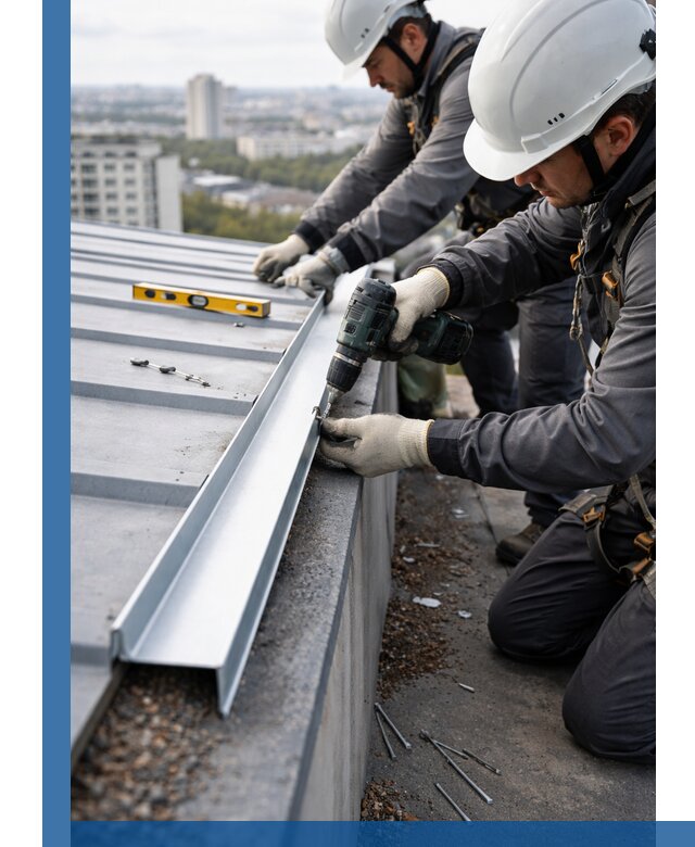 Монтаж капельника на кровле в Златоусте с гарантией качества