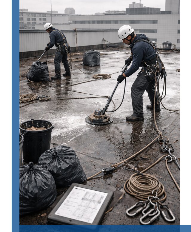 Плановая очистка кровли по графику в Златоусте для безопасности