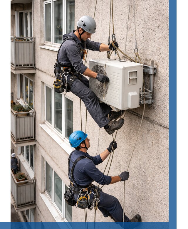 Перенос внешнего блока кондиционера в Златоусте от 9279 р.| ВЫСОТНИК-Злт