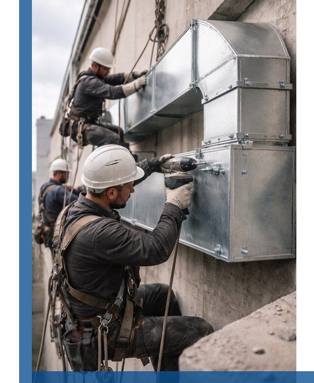 Профессиональный монтаж вентиляционных коробов в Златоусте под ключ