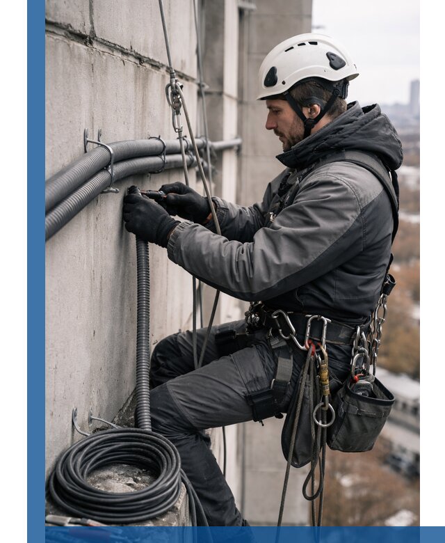 Профессиональный монтаж гофры для кабеля в Златоусте с гарантией