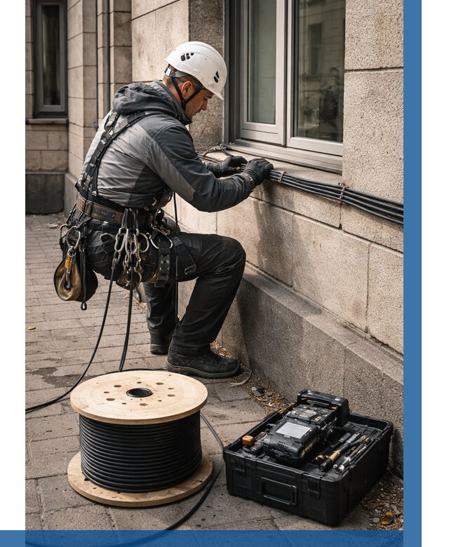 Прокладка оптоволоконного кабеля в Златоусте от 825 р. | ВЫСОТНИК-Злт