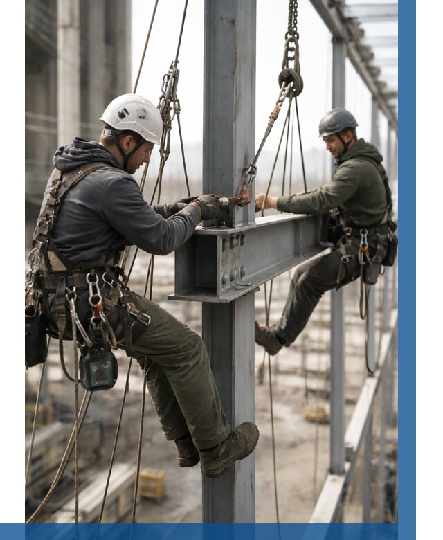 Монтаж металлоконструкций на высоте в Златоусте от 3609 р. | ВЫСОТНИК-Злт