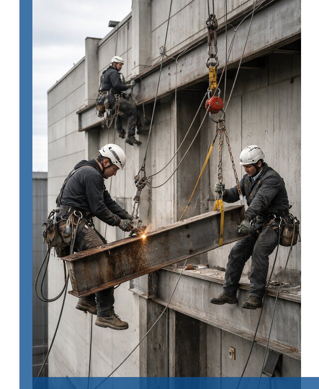 Демонтаж металлоконструкций на высоте в Златоусте под ключ