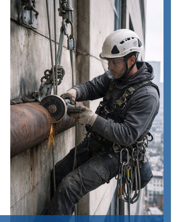 Резка металла на высоте в Златоусте по цене от 4640 р. | ВЫСОТНИК-Злт