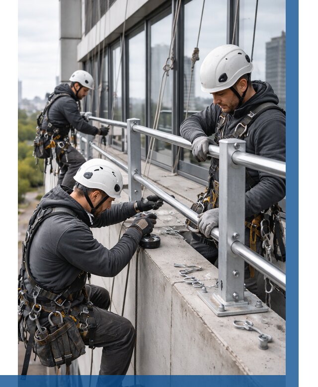 Монтаж ограждений на высоте в Златоусте, от 1237 р. | ВЫСОТНИК-Злт
