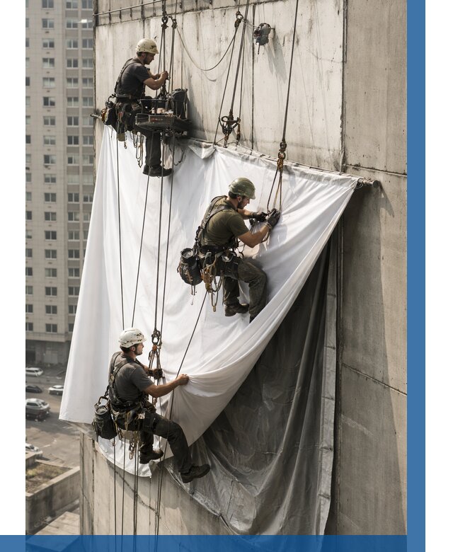 Замена баннерного полотна в Златоусте от 6702 р. | ВЫСОТНИК-Злт—заказать