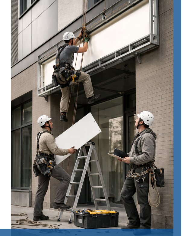 Монтаж светового короба в Златоусте от 6702 р. | ВЫСОТНИК-Злт