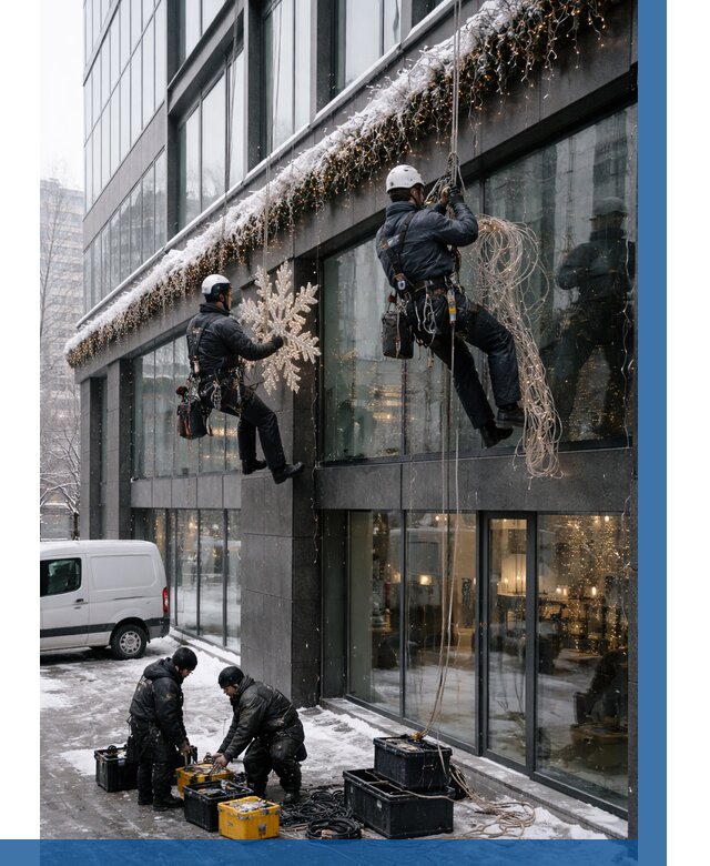 Демонтаж новогоднего оформления в Златоусте от 5671 р. | ВЫСОТНИК-Злт