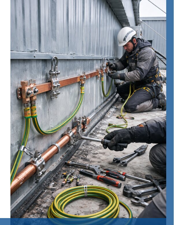 Монтаж заземления здания в Златоусте от 25775 р. | ВЫСОТНИК-Злт