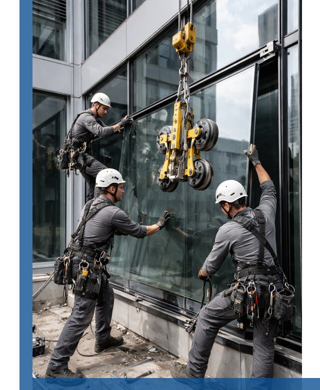 Структурное остекление фасадов в Златоусте монтаж и обслуживание