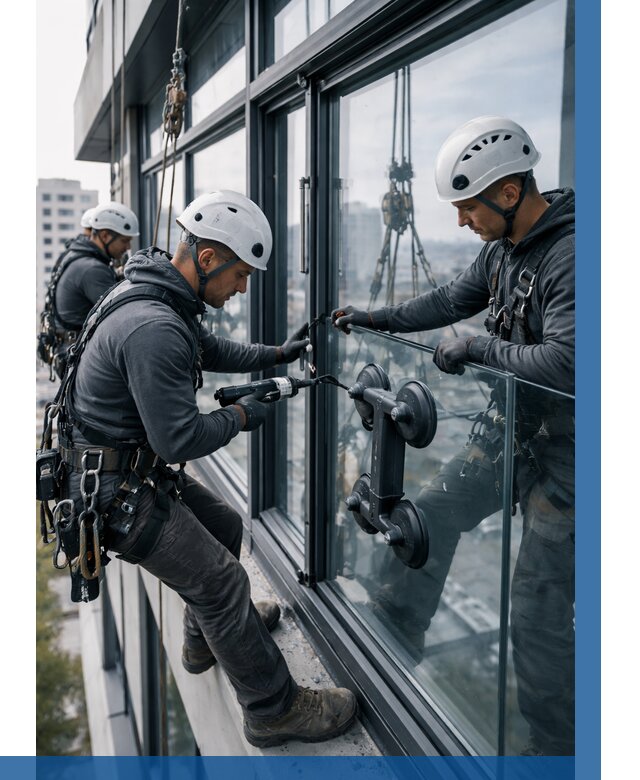 Витражное остекление зданий в Златоусте от 3609 р. | ВЫСОТНИК-Злт