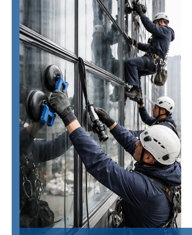 Радиусное остекление фасадов под ключ в Златоусте с гарантиями