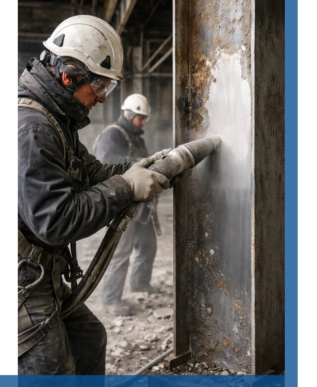 Удаление старой краски с металла в Златоусте от 464 р. | ВЫСОТНИК-Злт