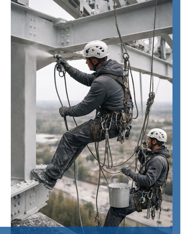 Покраска металлоконструкций на высоте в Златоусте 361 р |ВЫСОТНИК-Злт