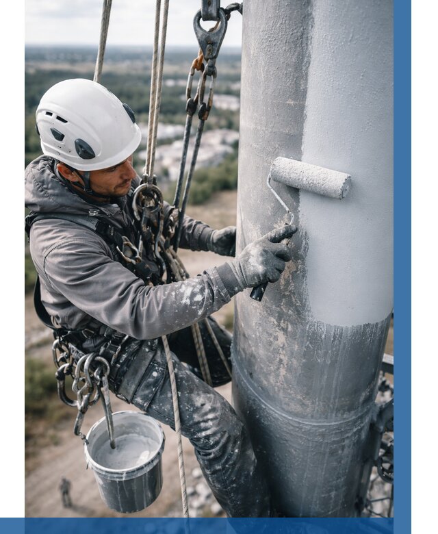Покраска мачт связи под ключ в Златоусте от 876 р. | ВЫСОТНИК-Злт