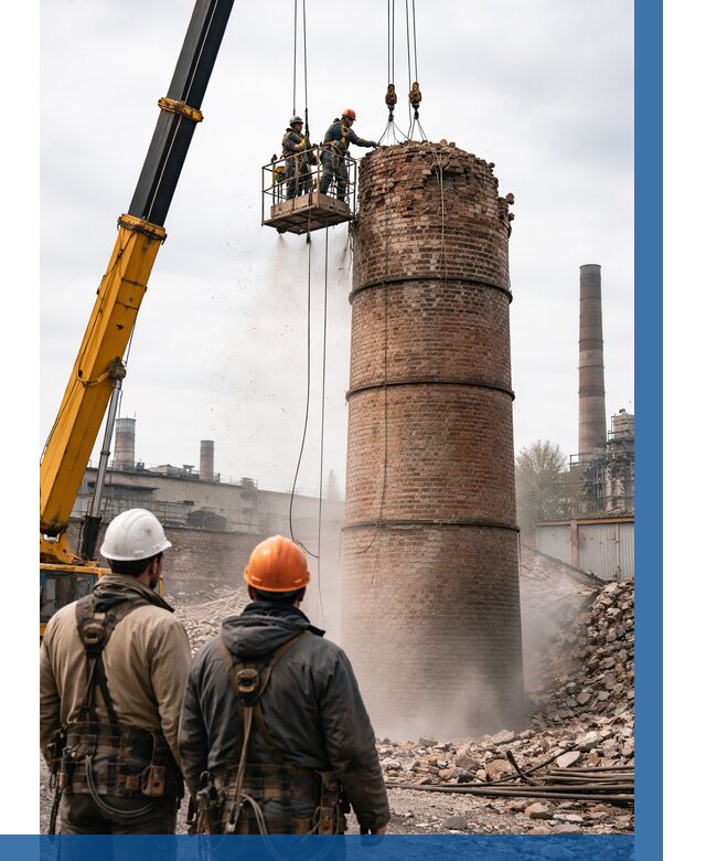 Демонтаж дымовой трубы в Златоусте от 92790 р. | ВЫСОТНИК-Злт, смета