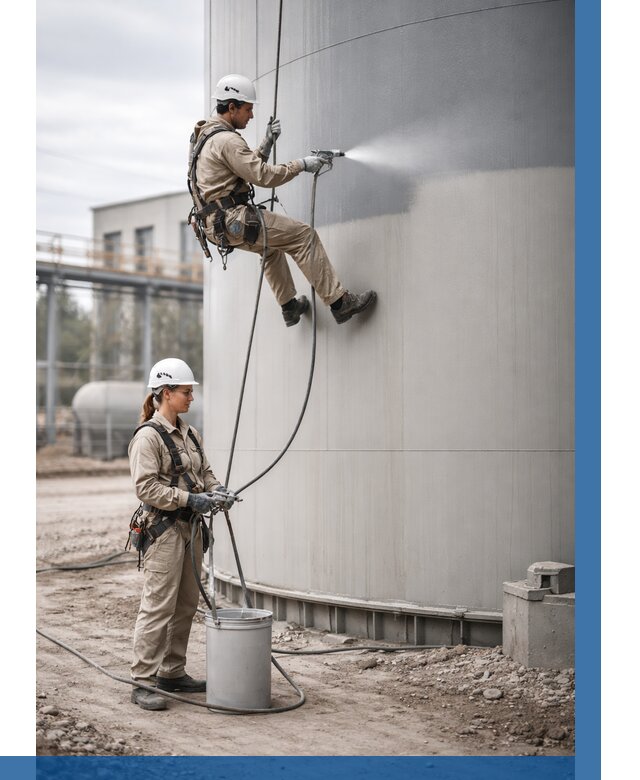 Покраска резервуаров в Златоусте от 1237 р. | ВЫСОТНИК-Злт — заказать