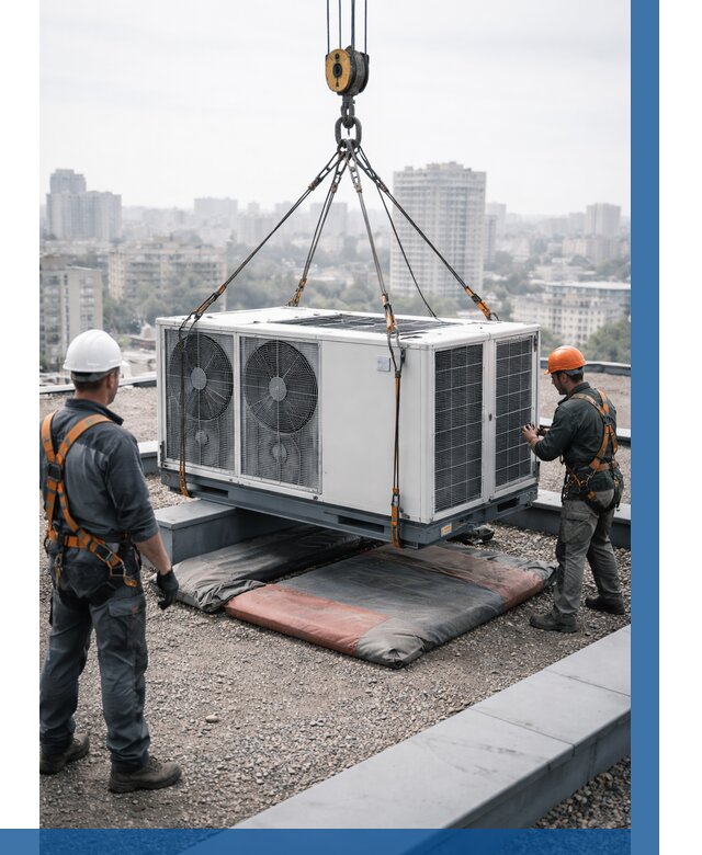 Подъем груза на крышу в Златоусте от 5155 р. | ВЫСОТНИК-Злт заказать