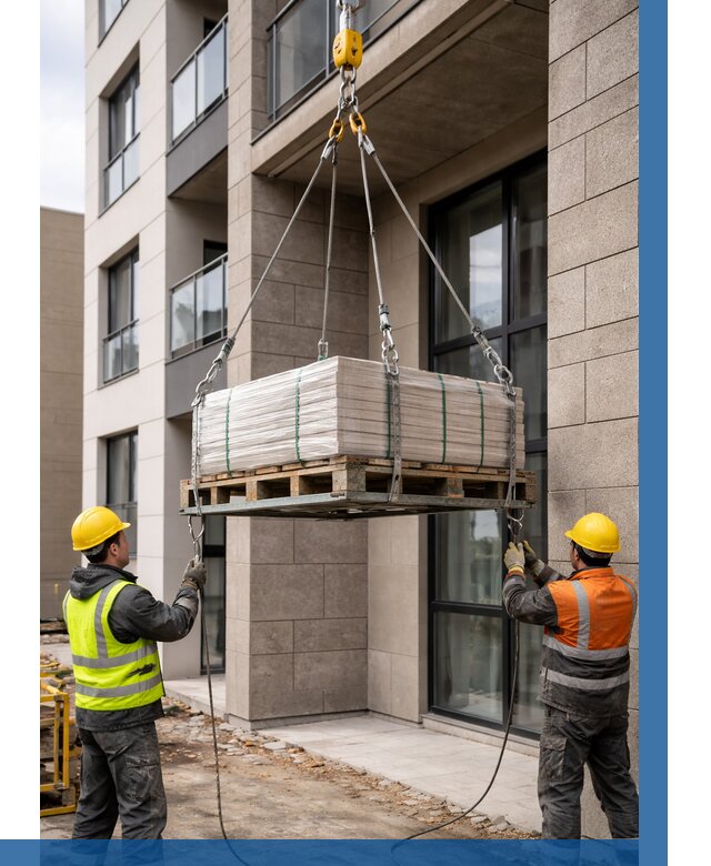 Подъем керамогранита на этаж в Златоусте от 3609 р. | ВЫСОТНИК-Злт