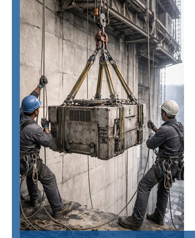 Такелажные работы на высоте, подъем и монтаж грузов в Златоусте