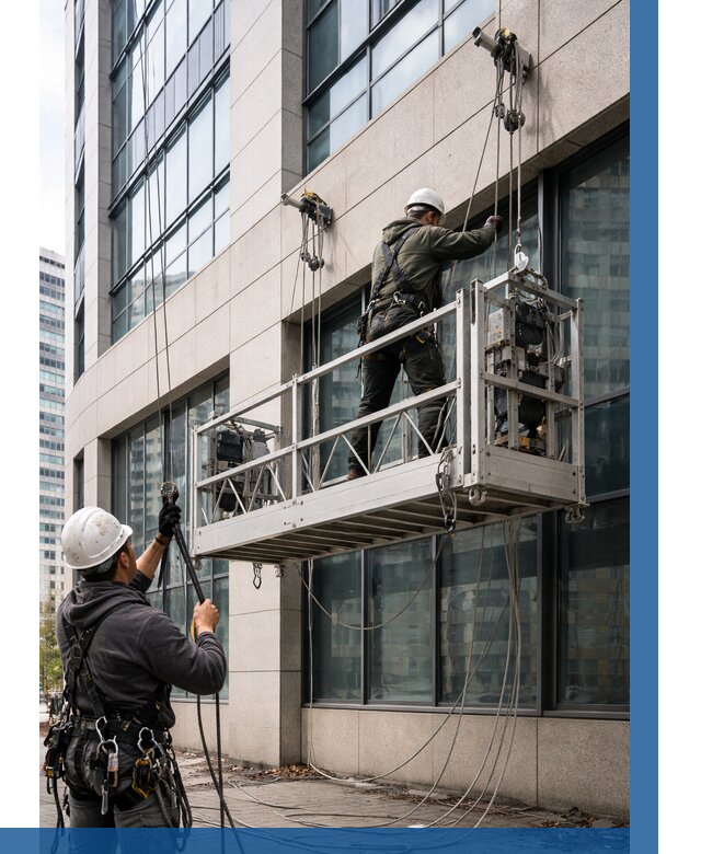 Монтаж и подъем фасадной люльки в Златоусте от 12372 р. | ВЫСОТНИК-Злт