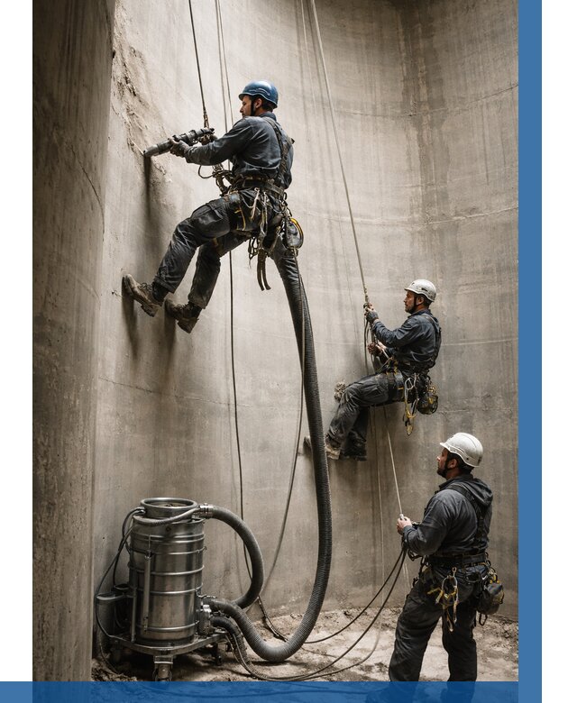 Зачистка силосов в Златоусте от 4640 р. Договор и смета ВЫСОТНИК-Злт